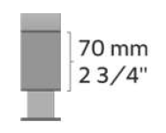 Ножки для аппарата RATIONAL тип 20-1/1 и 20-2/1, 60.70.407