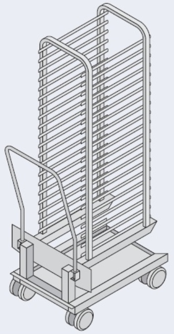Тележка/кассета для пароконвектоматов RATIONAL, 60.21.054